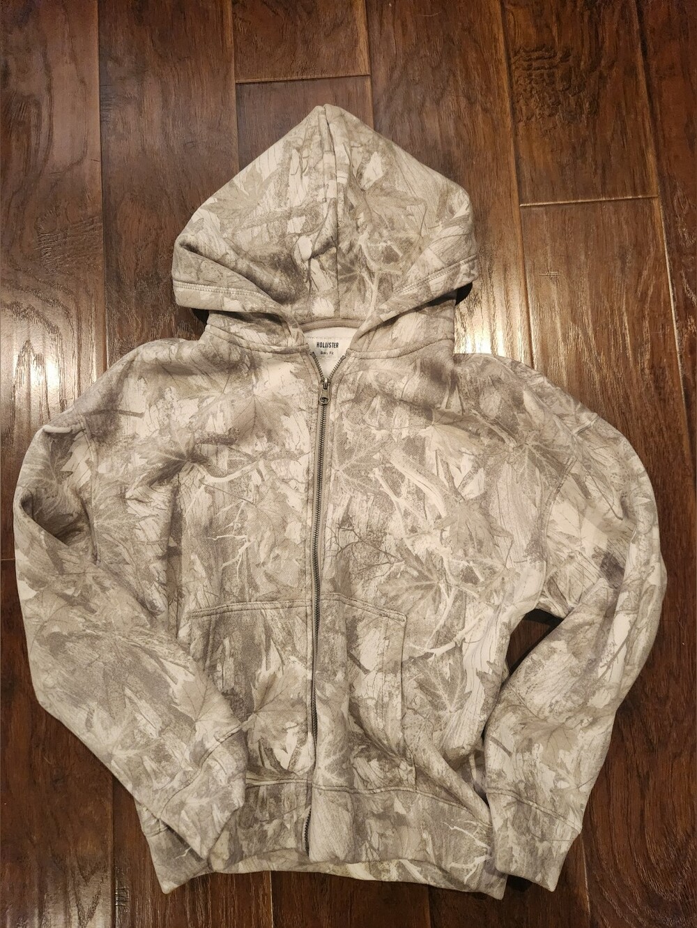 🌲 Hollister Camo Hoodie Zip Up